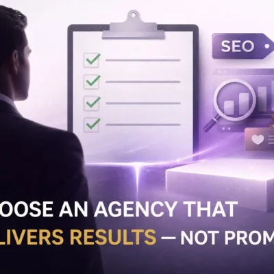 Choosing the right digital marketing agency using a checklist and growth indicators